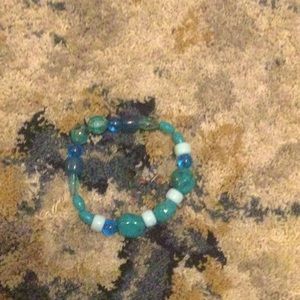 Navy/teal blue Braclet